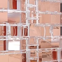 Vista 151 de 36 Panels Giltter Wall Backdrop Pink Shimmer Wall Backdrop for Party Wedding Birthday Engagement Bachelorette Parties Anniversary Decoration