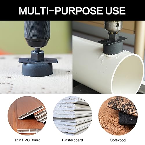 Miniatura 5 de GMTOOLS Juego de sierra de agujero, 19 piezas de sierra de agujero con propósito general hojas de sierra de 34 a 5 pulgadas (0.748-5.000 in),