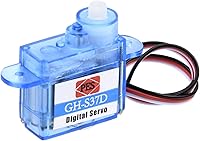Vista 4 de YoungRC Micro 0.13 oz Servo GH-S37D Mini Servo Digital para Control Aeromodelación Aviones Dirección de Vuelo RC Avión Helicóptero Barco Coche 5