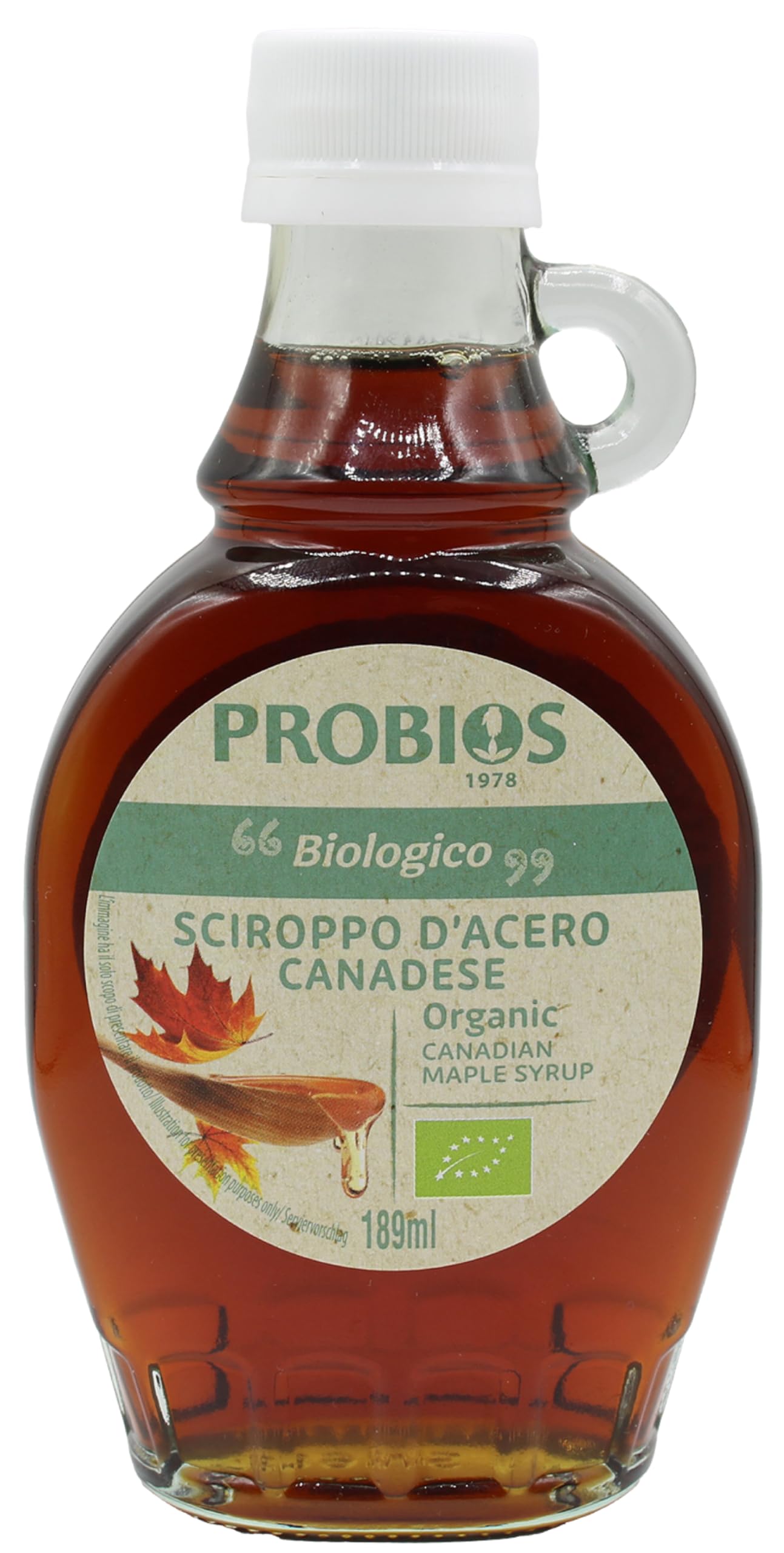 Probios Canadian Maple Syrup Organic - Packaging 189mL