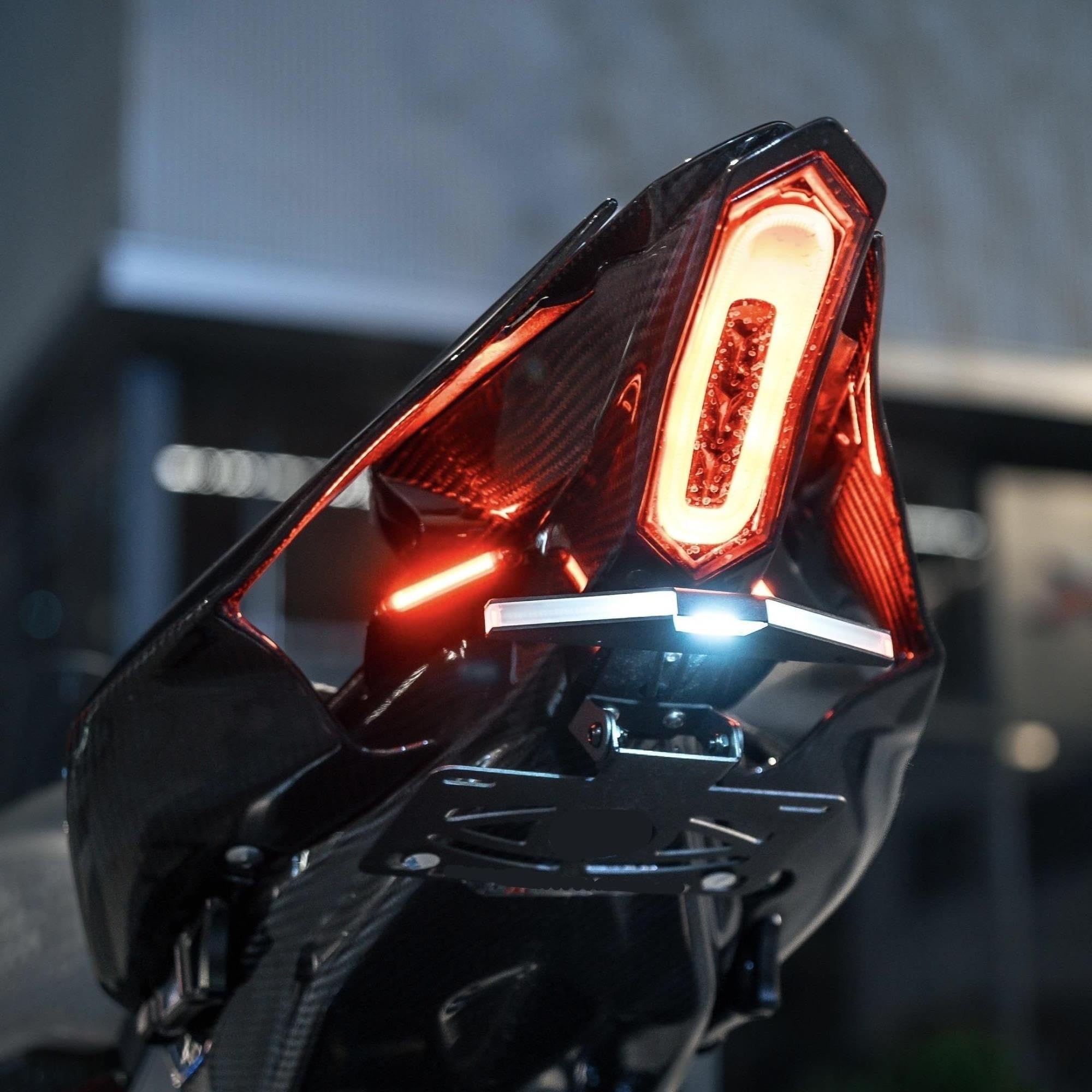 Luz Trasera De Freno Motocicleta Luces Traseras Motocicleta Señal Giro