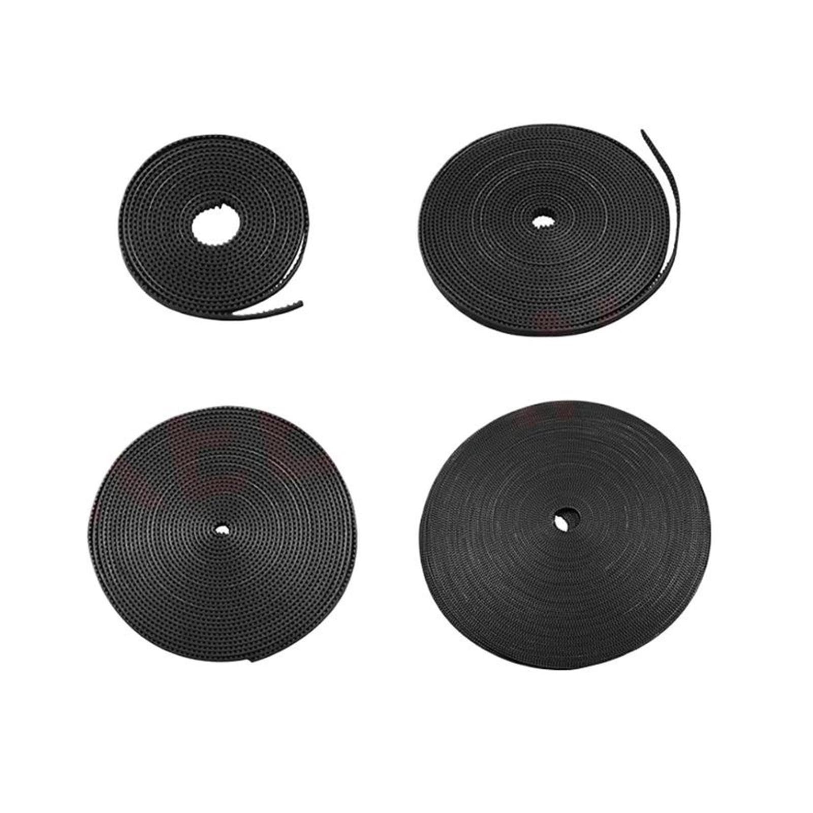 GT2-6/10mm Open Timing Belt 2GT Aramid Fiber Rubber/PU With Steel Core Gt2(Rubber,50 Meters-W10mm)