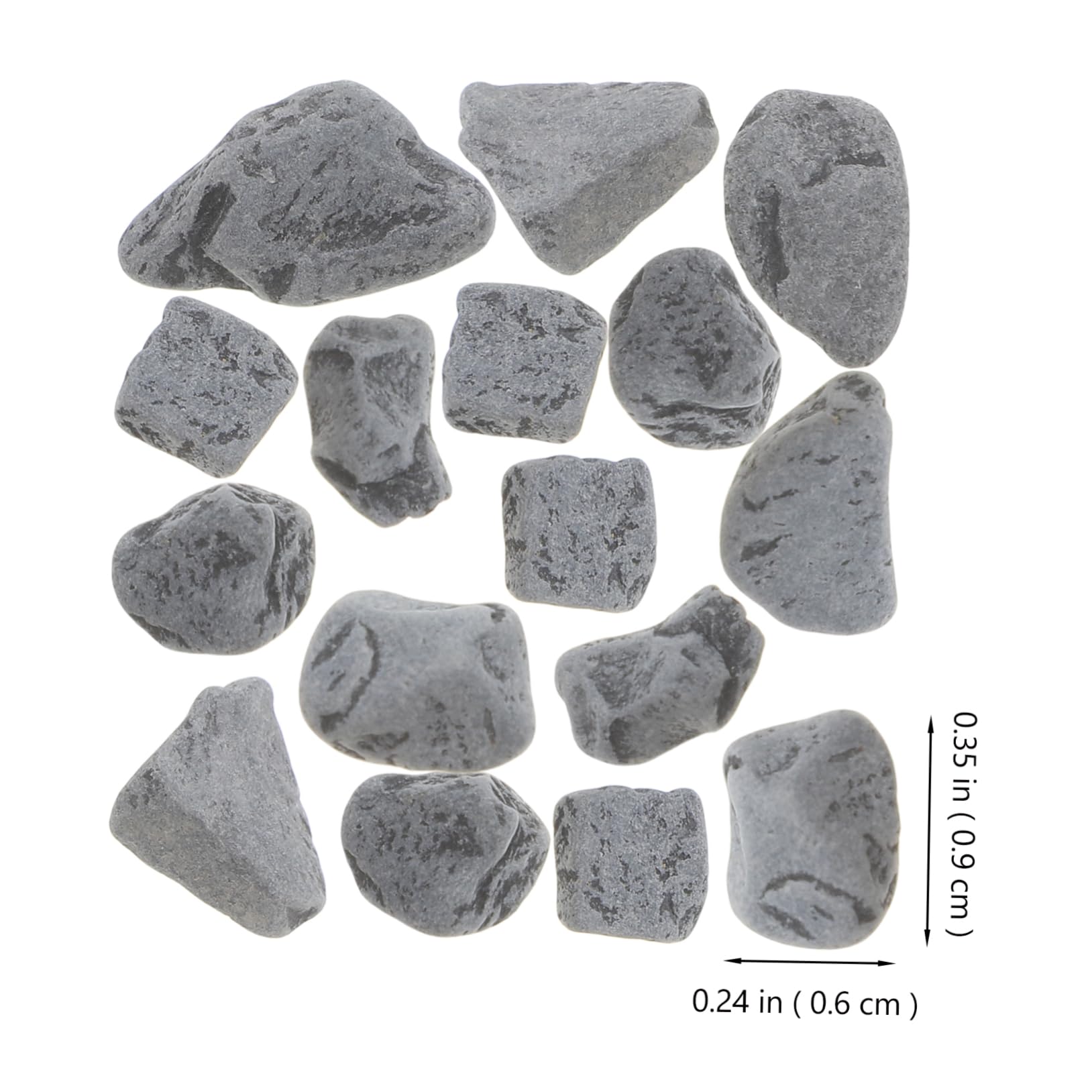BESPORTBLE 1 Set Aquarium Gravel Rocks for Tank Small Rocks Stone Aquarium Black Gravel Black