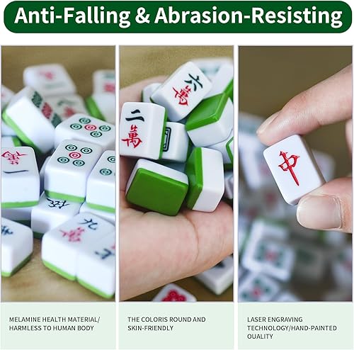 Miniatura 5 de Viaje Mini Mahjong Set Versión China Tradicional Juego