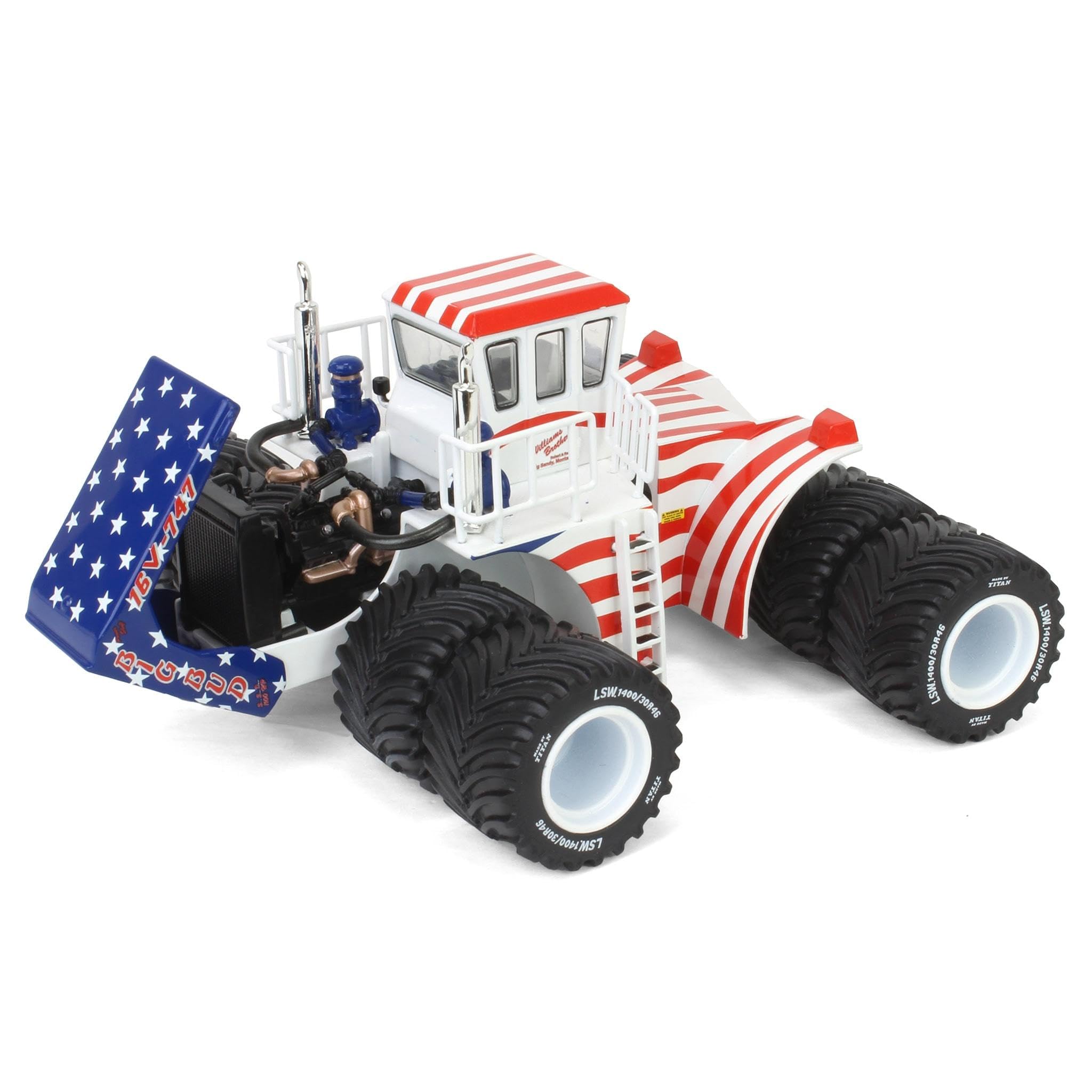 Amazon.com: First Gear 1/64 Big Bud 16V-747 Silver Series Detroit