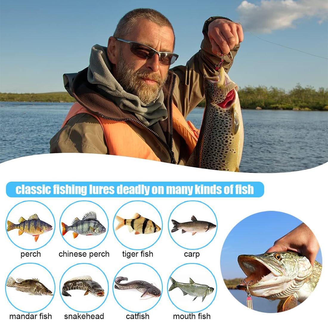 Señuelos de Pesca Que Se Hunden, 4 Piezas Señuelos Pesca De Metal, Cebos Artificiales Pesca Mar, Metal Lentejuelas Cebo, Para Trucha, Perca, Lucio, Perca