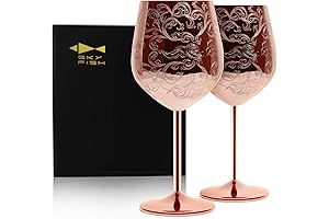 Copper Plated Wine Goblets