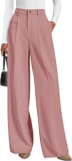 Womens Wide Leg Dress Pants 2025 Business Casual Flowy Work Palazzo Pants High Waisted Slacks Trousers