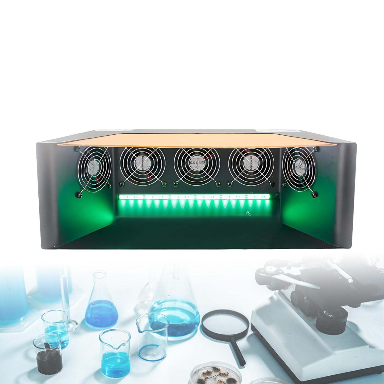 Tragbare Laminar Flow Haube, LCD Reparatur Arbeitsbank, HEPA Filter Arbeitsbank für Werkstatt Staubfreie Tisch und Reinraum Arbeitsplatz