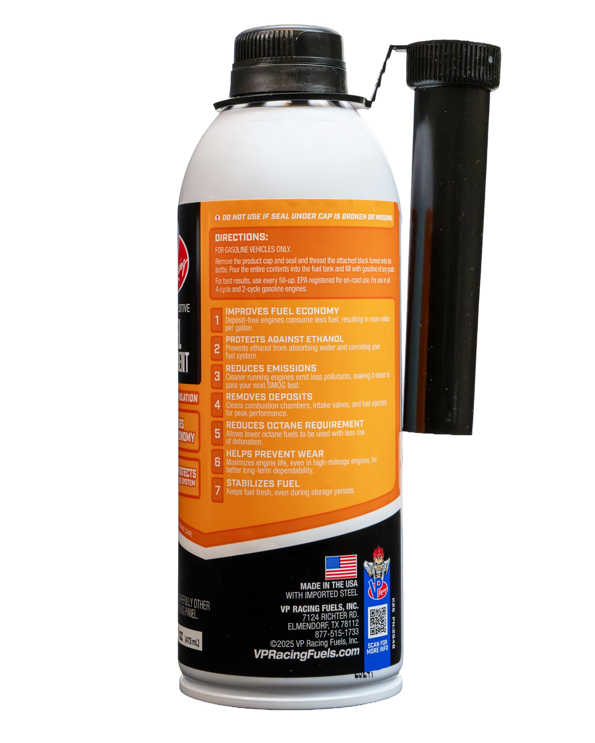 Amazon.com: VP Racing 2848 Madditive 7-in-1 Fuel Treatment, 16