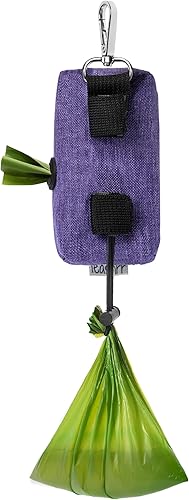 Miniatura 3 de Soporte para bolsas de excremento de perro para correas, dispensador de bolsas de excrementos de perro y soporte para golosinas con 2 bolsas