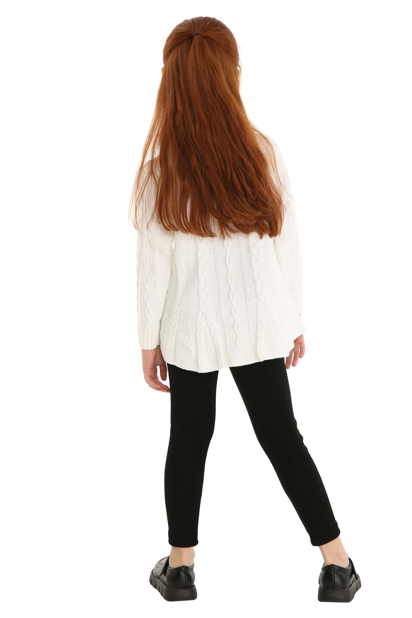 Mud Kingdom Girls Cardigan Sweater Turn Down Collar Knitted Jacket Button Down Outerwear