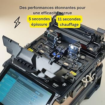 Machine De Soudage De Fibre Optique AI-6C+ Kit De Splicer De Fibre Optique Machine De Splicing Par Fusion 6 Moteurs Avec LED Splicer De Fusion De Fibre Optique | Splicer De Fusion