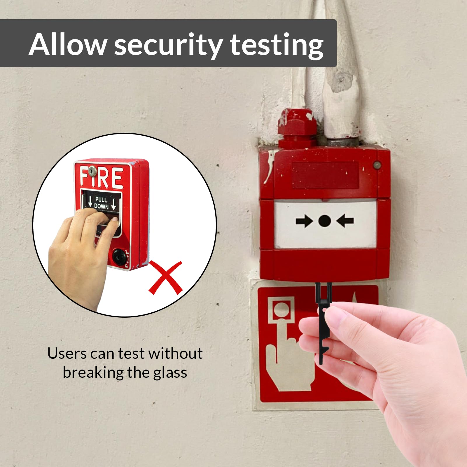 10 Pack Fire Alarm Test Key, Fire Call Point Key - Image 4