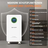 MFUZOP 48V(51.2V) 314Ah Batterie LiFePO4, 16.07KWh Batterie au Lithium Fer Phosphate avec BMS 200A, 8000+ Cycles, Jusqu’à 15 parallèles, pour Solaire, Camping-Car(48V 300AH-1Pcs) - 5