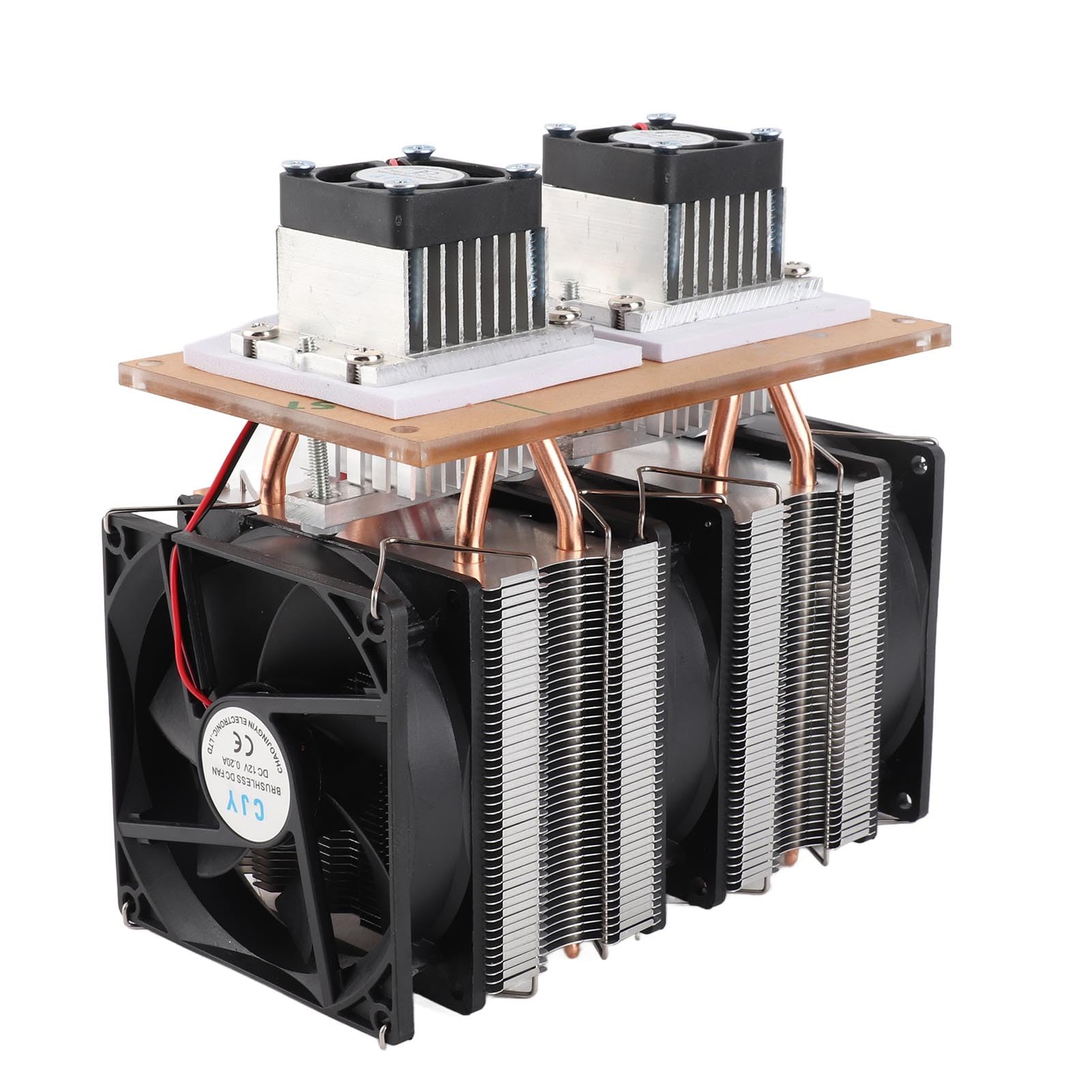 AUNMAS Dispositivo di Raffreddamento a Semiconduttore di Raffreddamento Termoelettrico Peltier 144 W 12 V Modulo di Refrigerazione Fai-da-te con Doppie Piastre di 175 X 175 X 96 Mm per Piccoli