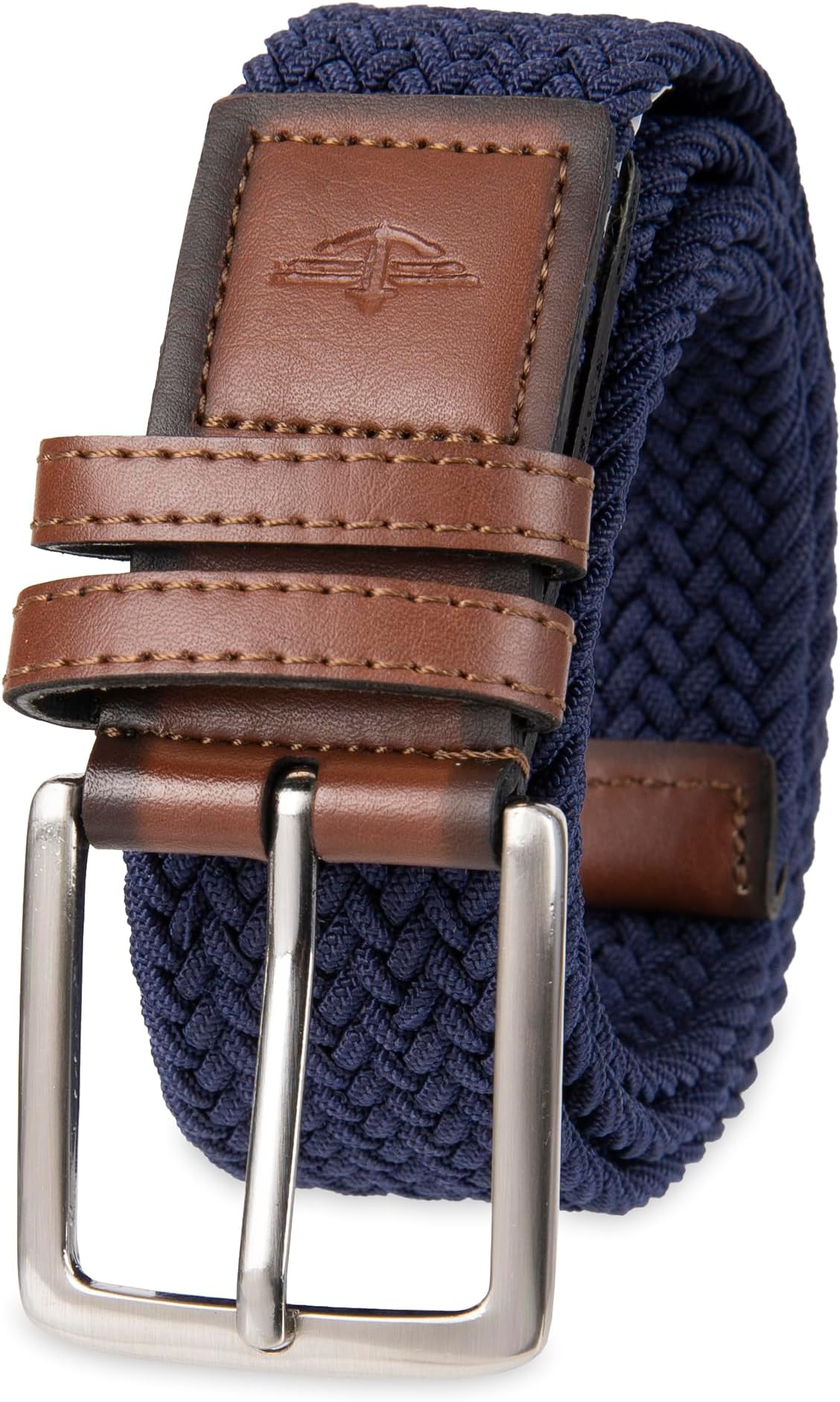 Men's Fabric Braided Web Belt, Fully Adjustable, Casual Everyday Style