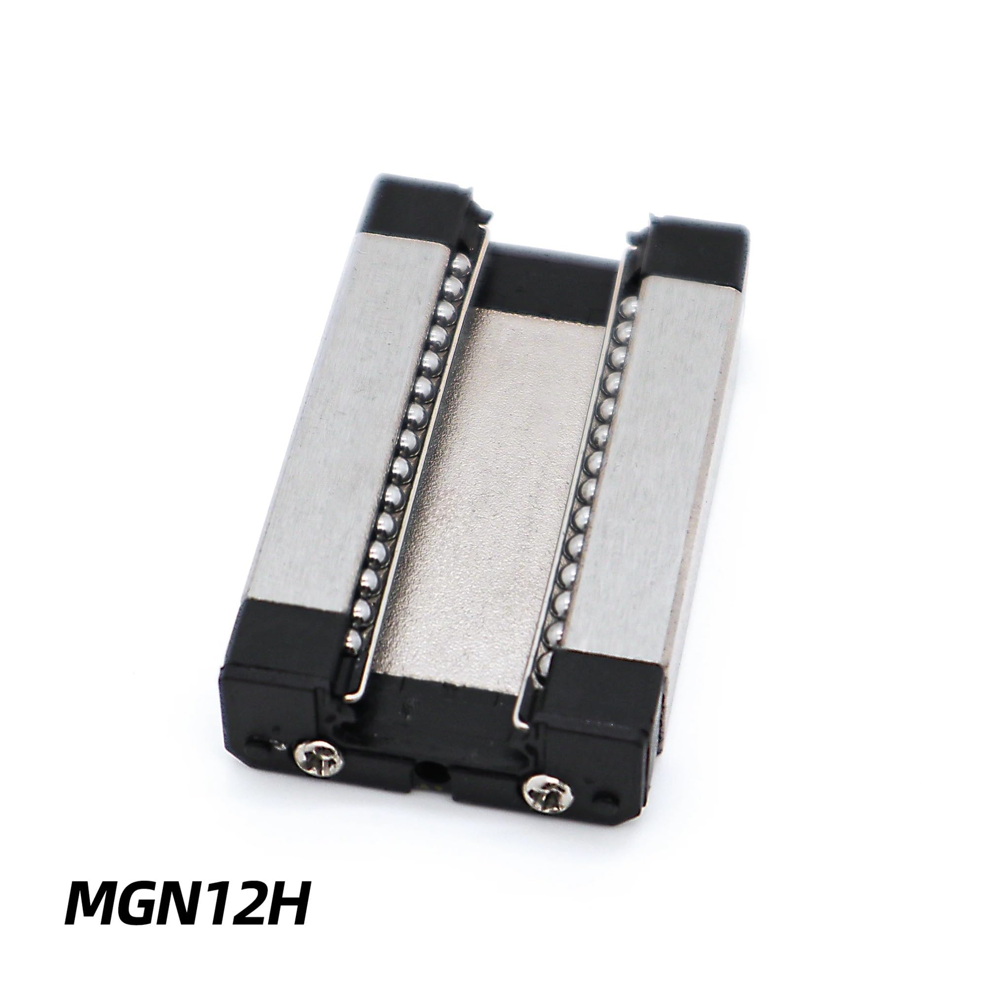 Doppelte Blöcke Miniatur-Linearführungsschiene MGN7 MGN9 MGN12 MGN15 Typ perfekt for CNC AE PLC 3D-Drucker Lasergravur(MGN12H,100mm)