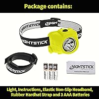 Vista 6 de Nightstick XPP-5452G Intrinsically Safe Permissible Dual-Function Headlamp, Green