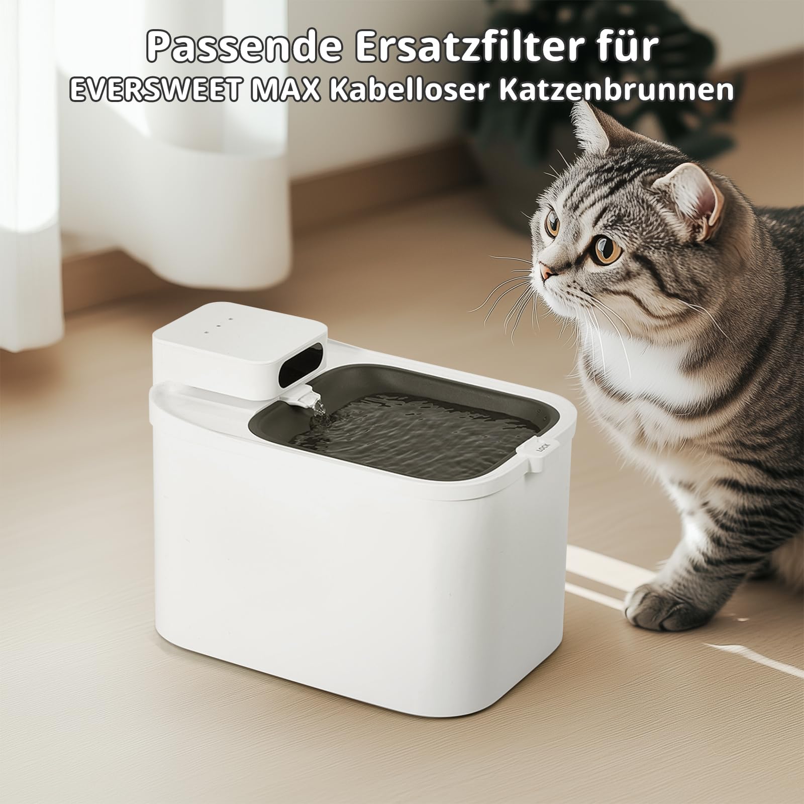10 filtros para fuente de agua para Eversweet Max Pet Water Fountain