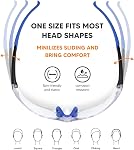 Clear Safety Glasses 3 Pack, Protective Eyewear UV Protection ANSI Z87.1, Safety Goggles Scratch & Impact Resistant, Eye Protection with Nose Pads for Men & Women Construction, Shooting, Lab Work
