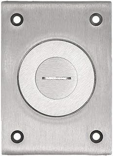 HUBBELL SA2425 Floor Box Cover, Combination Screw LID, (1) 2-1/8 INCH X 3/4 INCH, Aluminium