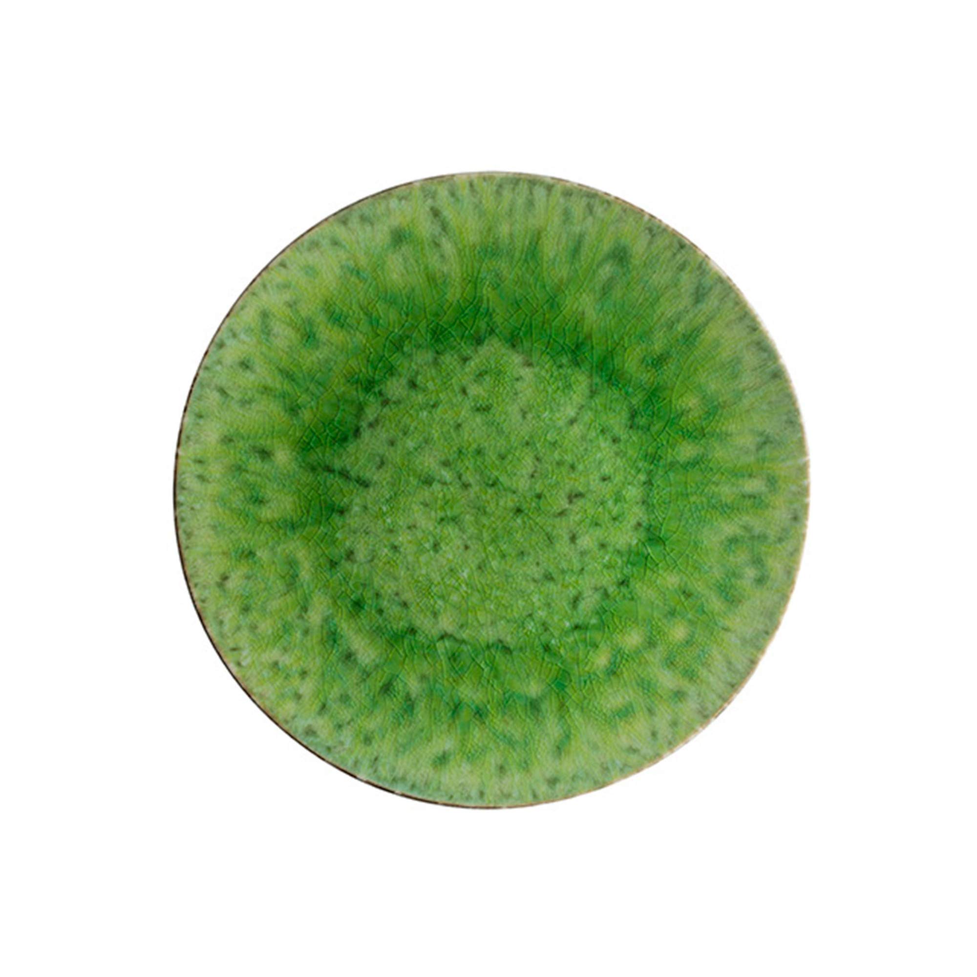 Costa Nova Ceramic Stoneware 12'' Charger Plate - Riviera Collection, Tomate (Green) | Microwave & Dishwasher Safe Dinnerware | Food Safe Glazing | Restaurant Quality Tableware
