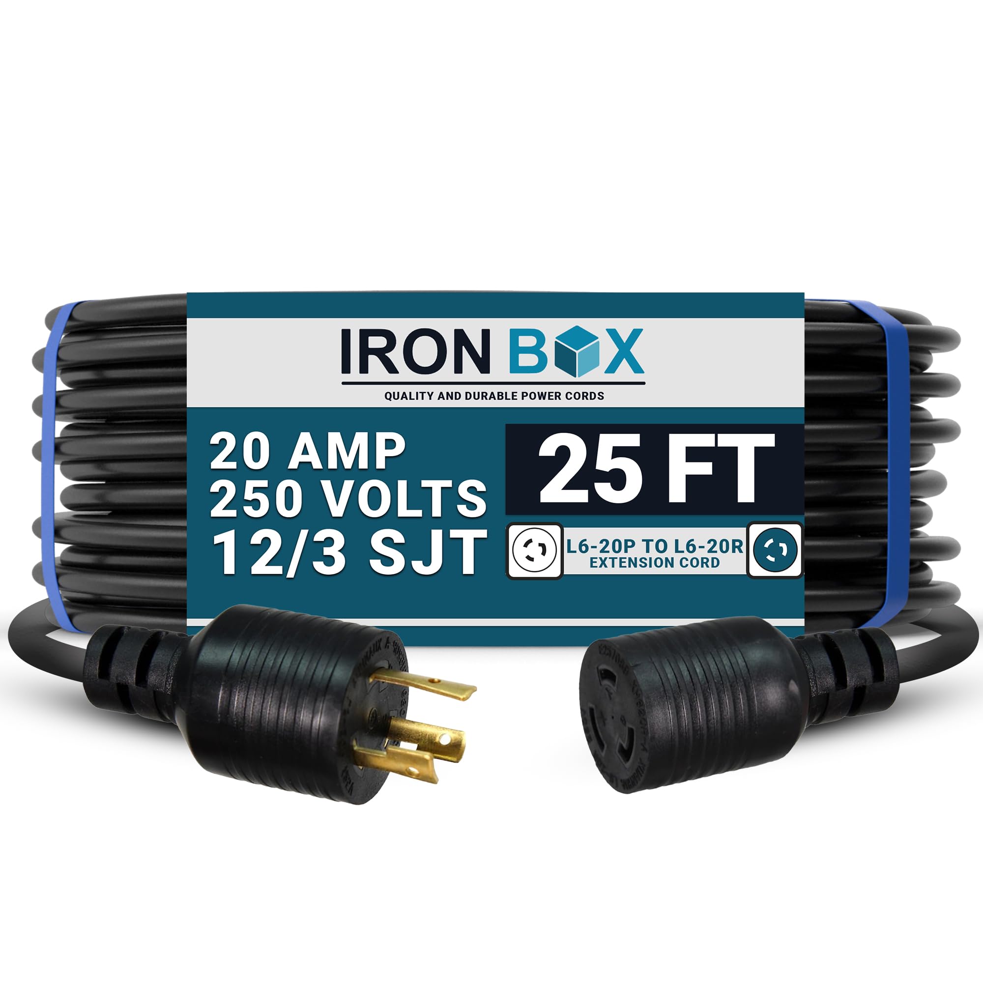 Amazon | NEMA L6-20 延長電源コード - 20A/250V, 12/3 AWG