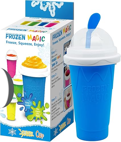Slushy Maker - Taza para hacer granizados con leche y cola, jugo de cola, taza para exprimir congelación rápida, taza de enfriamiento para batidos