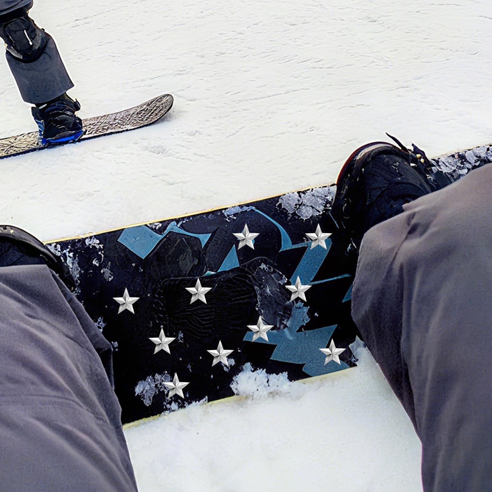 Patine De Snowboard Antidérapant 10 Pièces Adhésives Plaques De Stomp pour Snowboard