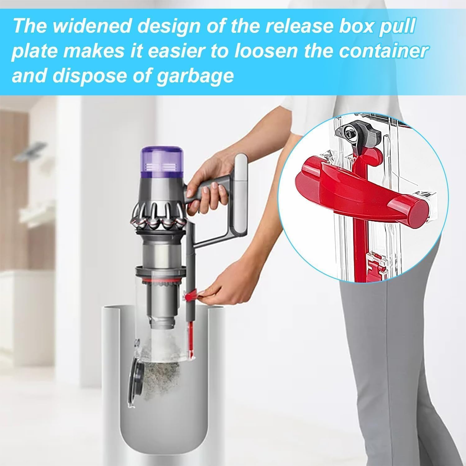 Contenitore per la Raccolta della Polvere Trasparente e di Alta Qualità Ricambi per Dyson V11 V15, Accessori per Dyson SV14 SV15 SV22 Absolute, Monitoraggio Facile dello Sporco