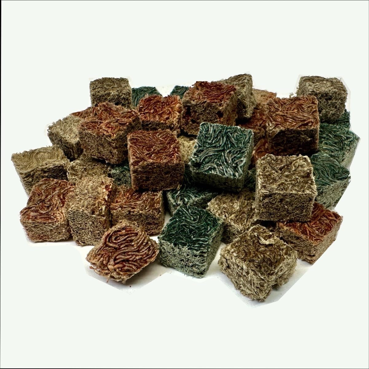 Freeze Dried Blackworms - Power Boost Mix (Spirulina, Color Boost, Natural) - Great for Marine & Tropical Tanks - High Protein, No Preservatives - Live Alternative Food (25 Grams)