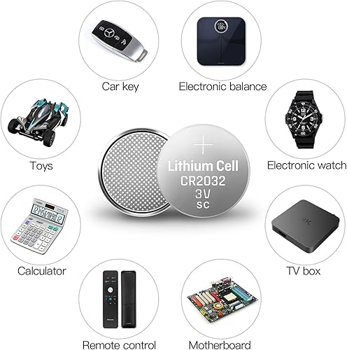 Miniatura 3 de Batería CR2032 Pilas de litio de 3 voltios para moneda 2032 - (100 unidades)