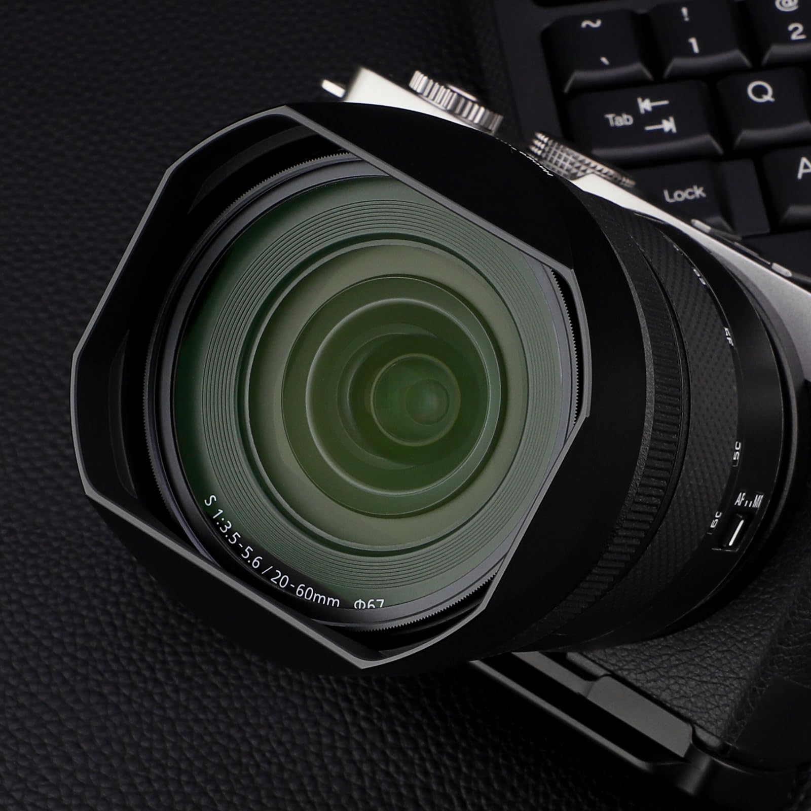 Amazon.com : Haoge Square Metal Lens Hood for Panasonic LUMIX S 20