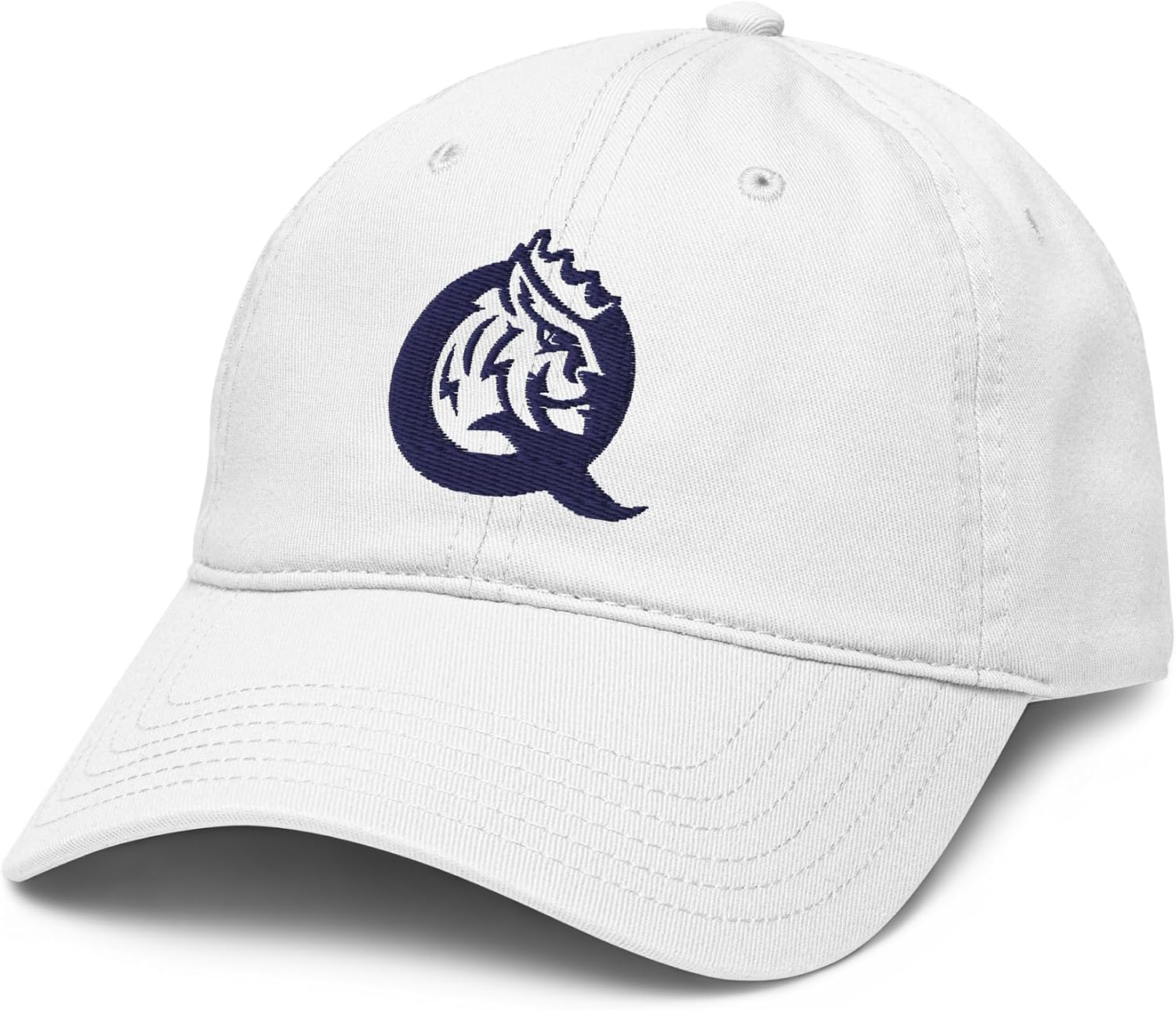 Queens Royals Icon White Officially Licensed Adjustable Baseball Hat