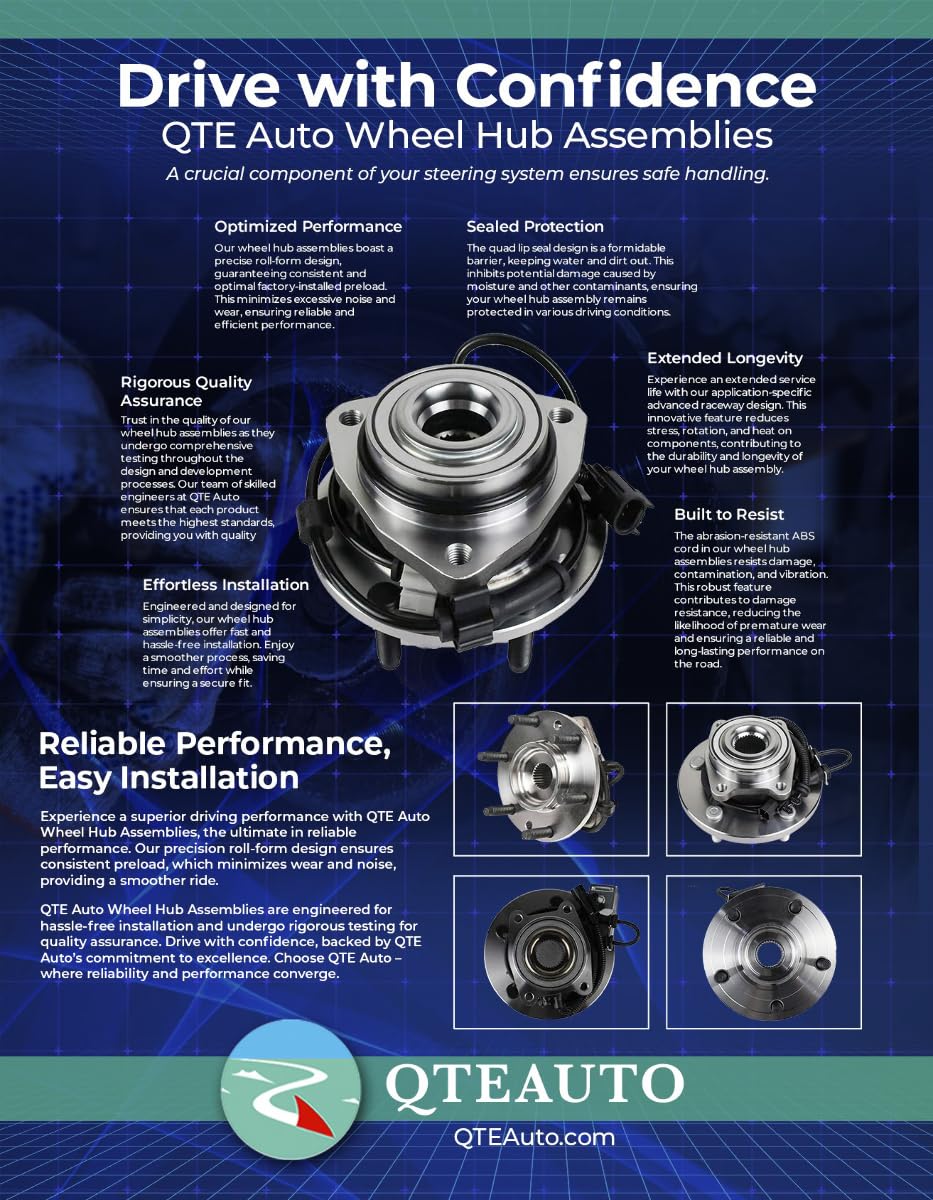 PM Auto Rear Wheel Hub Bearing Assembly Replacement for 2005-2009 Buick Lacrosse - Image 5