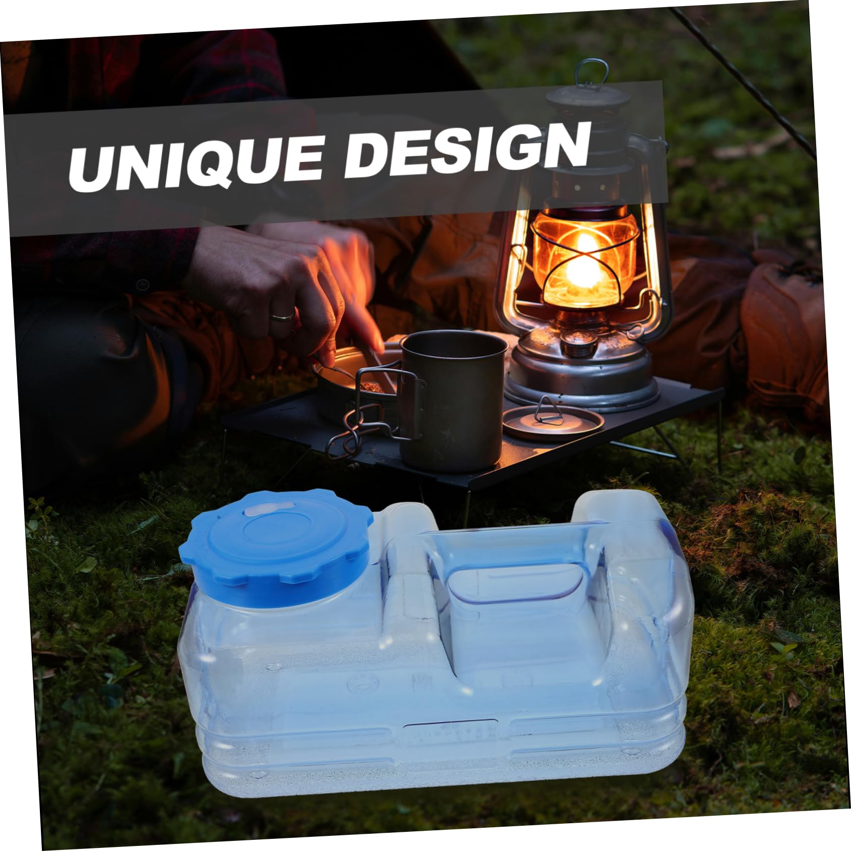 1satz Tragbarer Wasserbehälter Faltbarer Camping-wasserkanister Outdoor-wassercontainer Mit Anti-leck-Funktion Für Reisen Wandern Und Freizeitaktivitäten