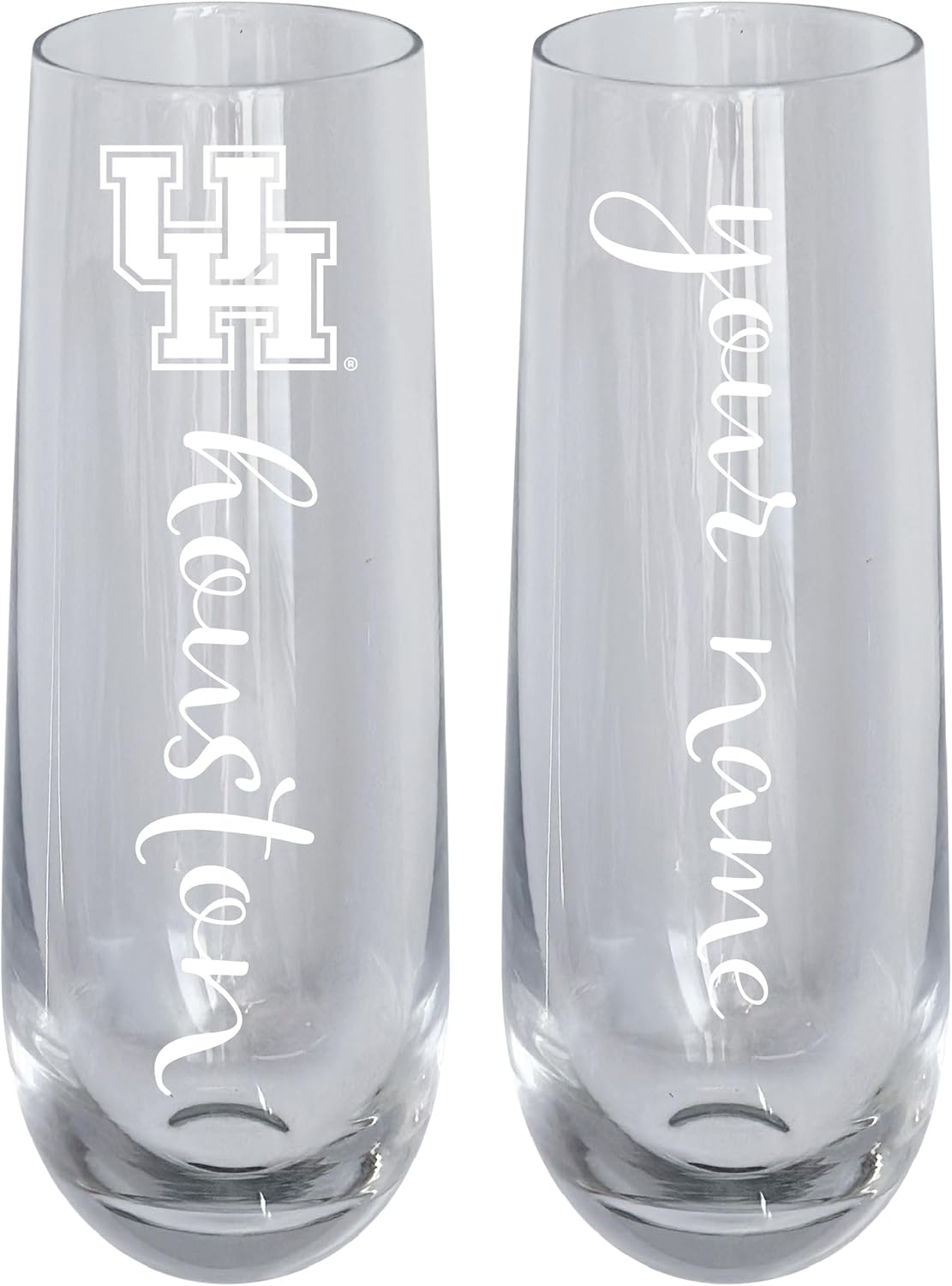 Copa de Champagne Grabable 10 oz Universidad de Houston