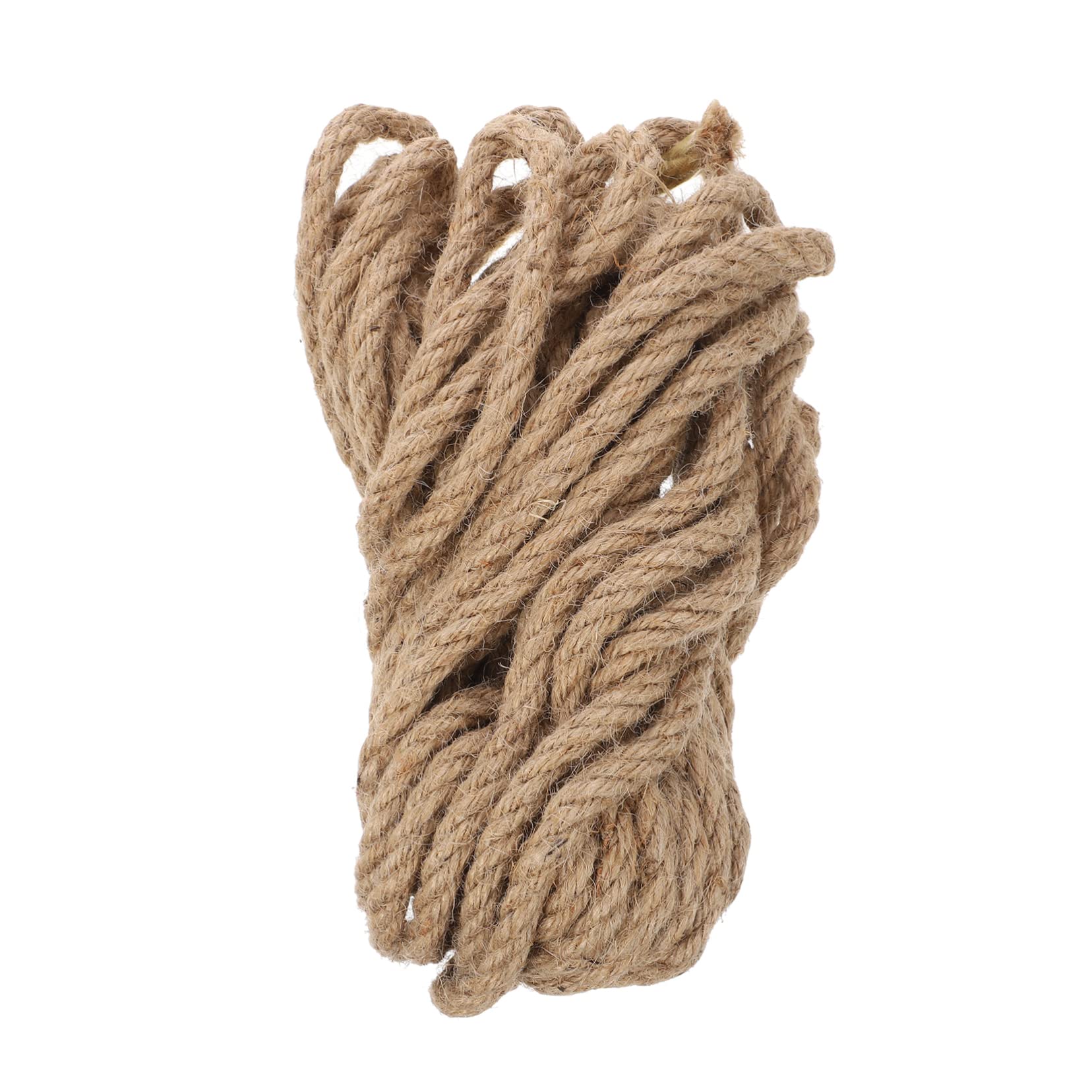 Cuerda de yute gruesa Mikikit de fibra natural para proyectos de bricolaje en casa