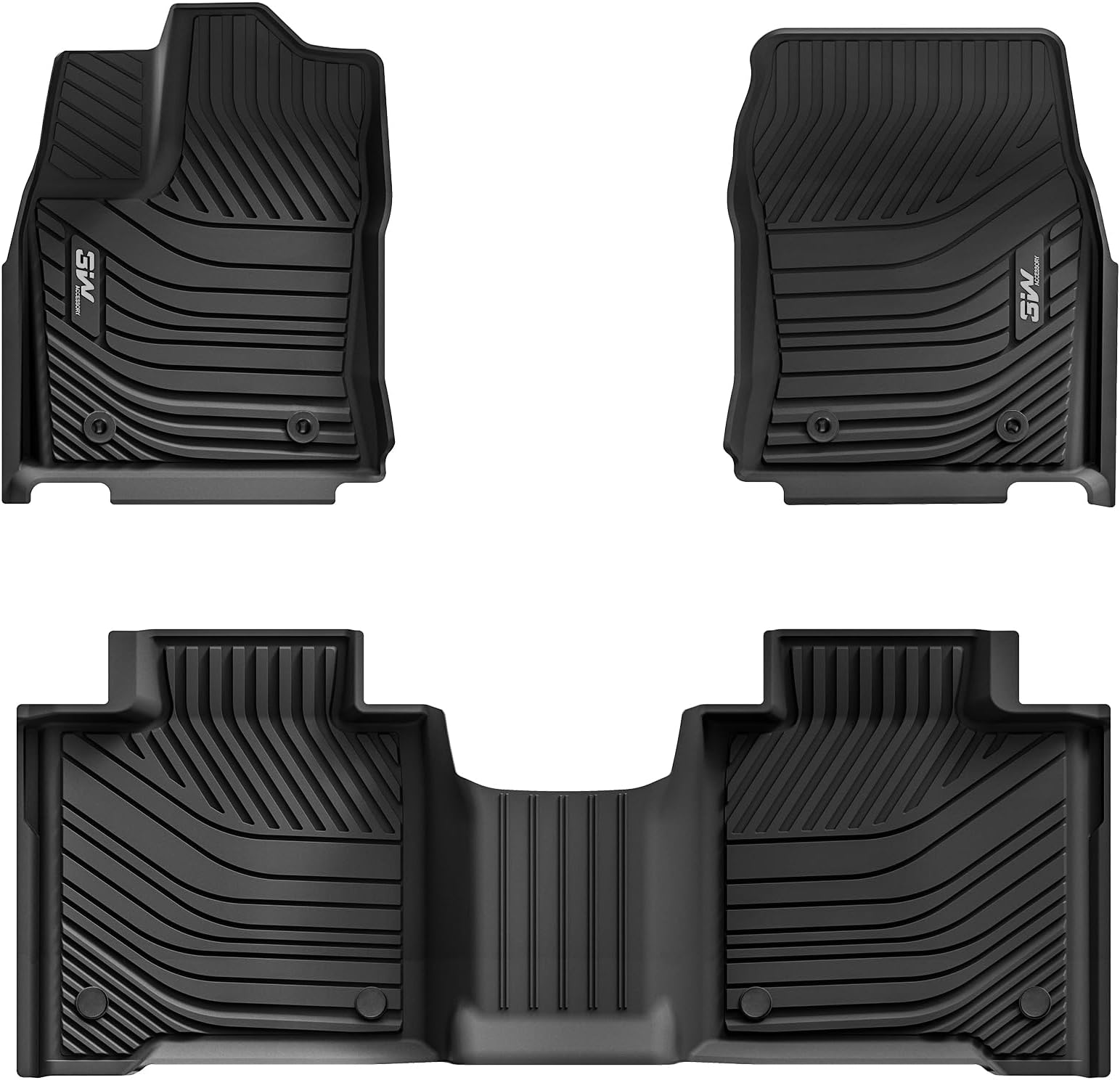 Amazon.com: 3W Floor Mats Fit 2022-2024 2025 Toyota Tundra (Only for ...