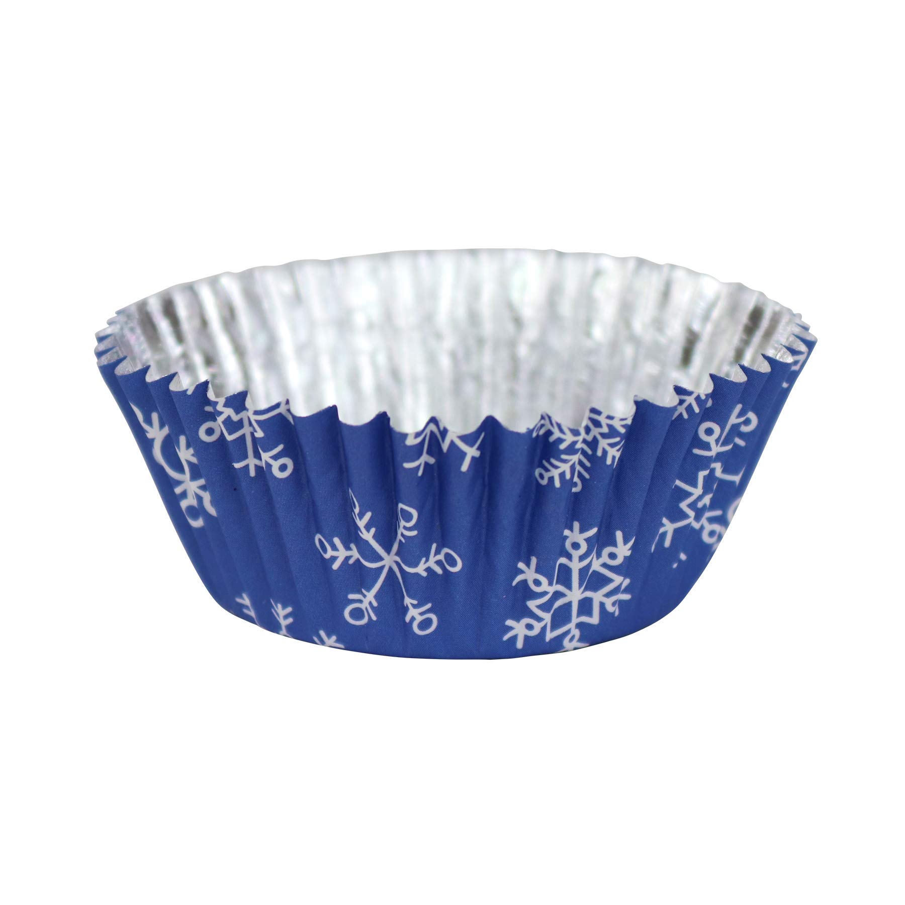 Caissettes à Cupcakes Aluminium Noël - Design Baies D'hiver - Lot De 30 - Anti-graisse Et Festives