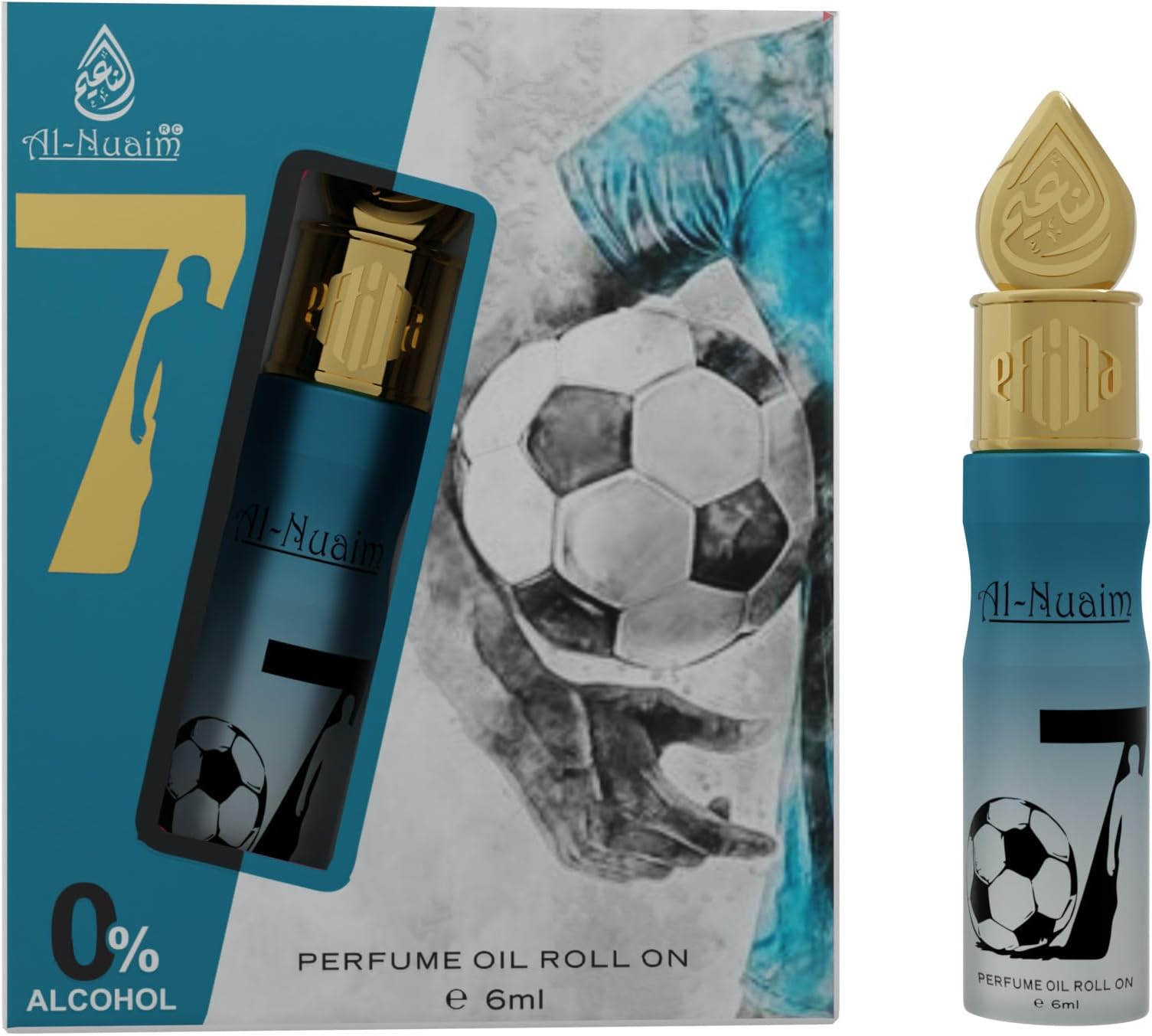 Al-Nuaim Attar Roll On for Men & Women - 6ml (Pack of 1-6ml, O7)