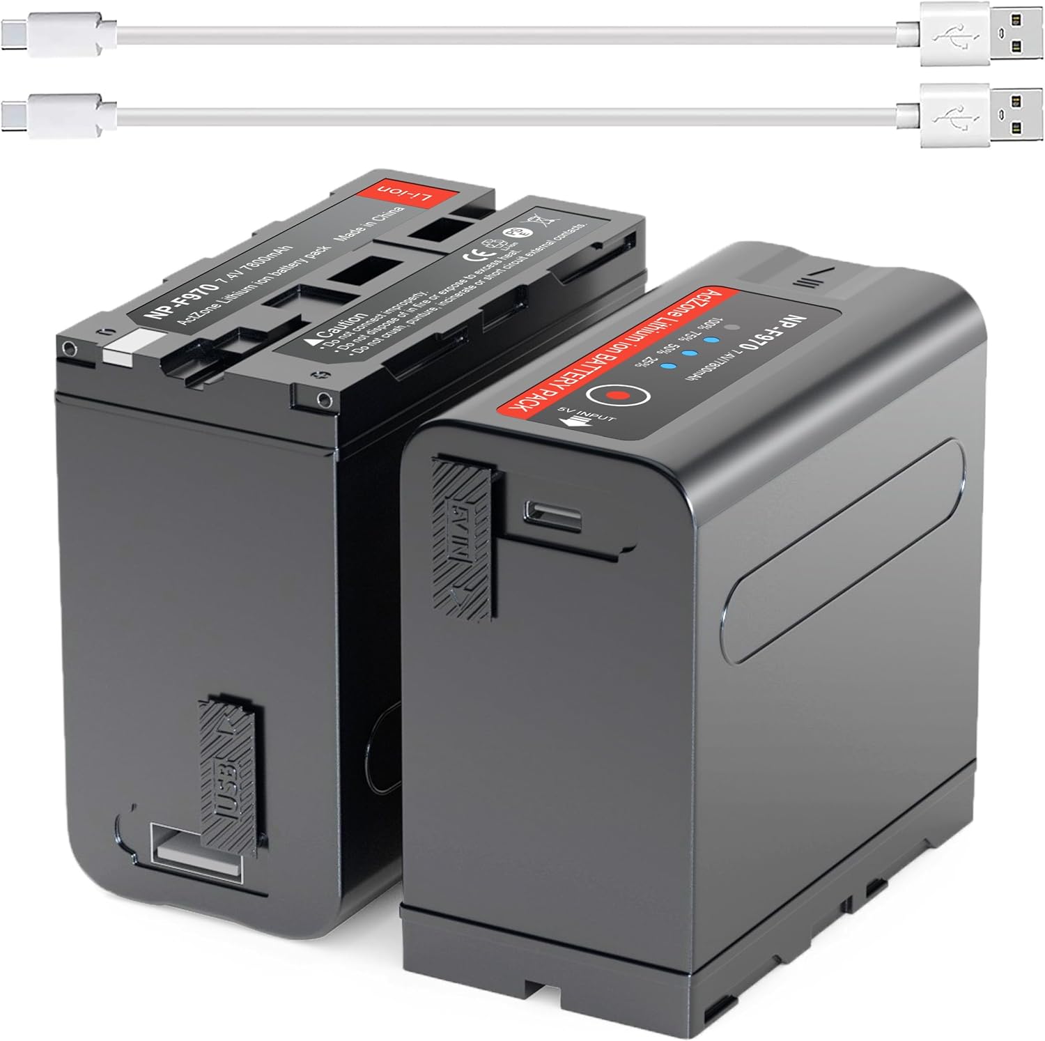 2-Pack NP-F970 Battery for Sony Camcorder with USB Russia Ubuy