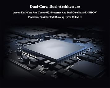 RP2350-Zero Mini Development Board with Pre-Soldered Header, Based On RPi RP2350A Dual-Core & Dual-Architecture Microcontroller, 29 Multi-Function GPIO Pins Type-C Connector