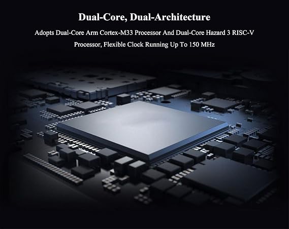 RP2350-Zero Mini Development Board with Pre-Soldered Header, Based On RPi RP2350A Dual-Core & Dual-Architecture Microcontroller, 29 Multi-Function GPIO Pins Type-C Connector