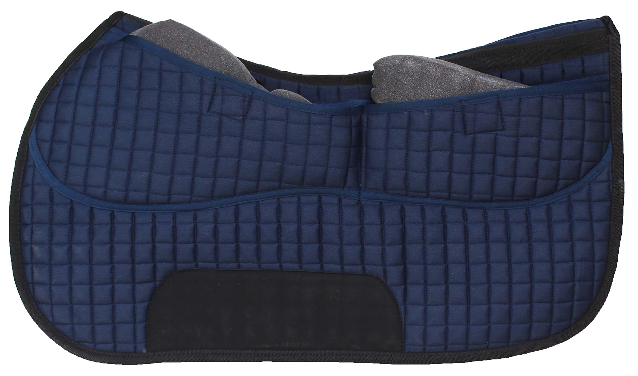 CHALLENGER Sottosella in neoprene trapuntato, 66 x 40,6 cm, con inserti in schiuma, colore: blu navy 39TS12NV