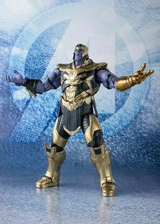 S.H. Figuarts Avengers Thanos Avengers Endgame, Approx. 195 mm, PVC & ABS Painted Action Figure