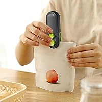 Vista 6 de Bag Sealer, 2 in 1 Mini Heat Sealer for Snacks, Rechargeable Handheld Plastic Bag Resealer,Portable Heat Vacuum Sealer, for Plastic Bags Chip Bags