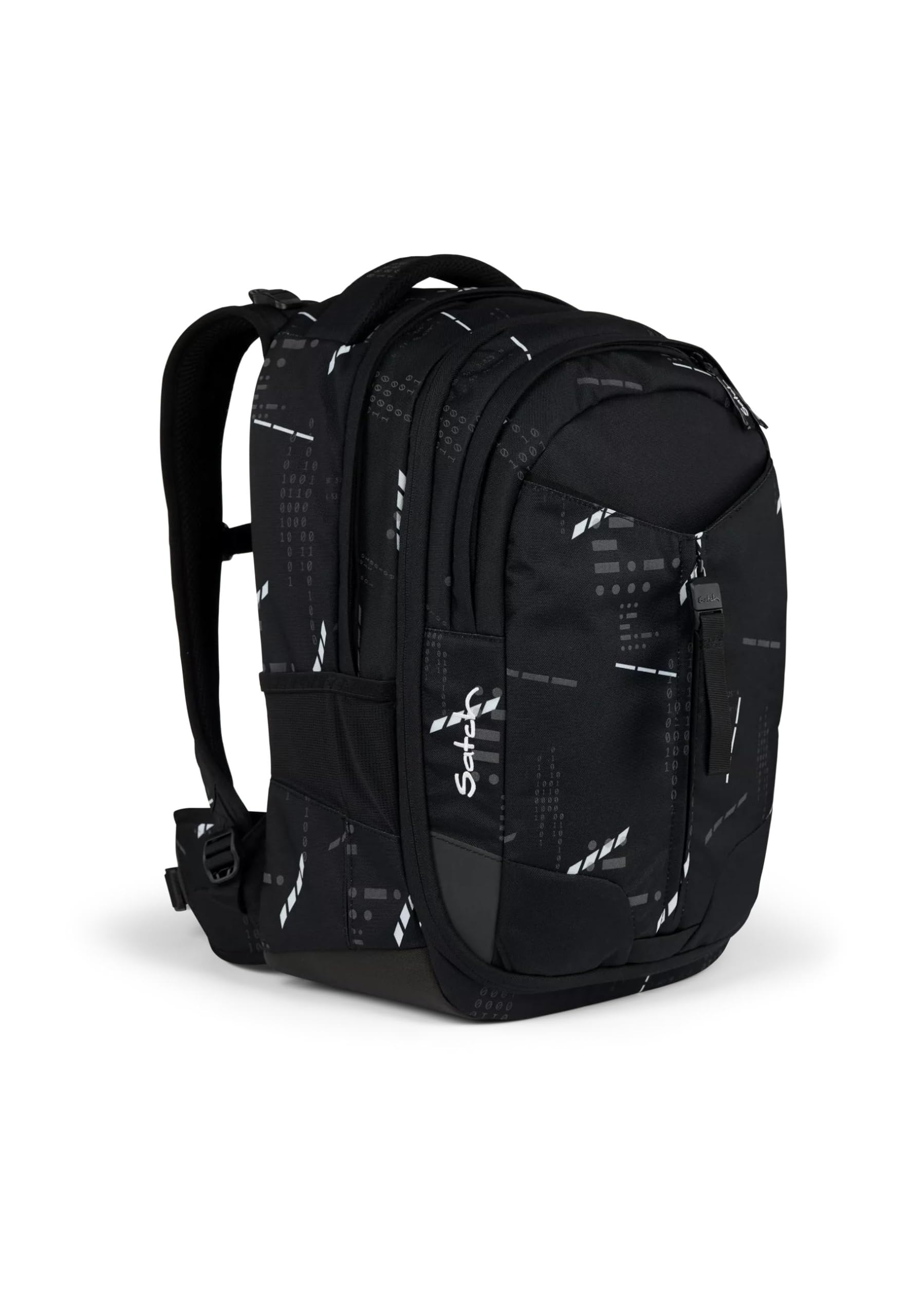 Satch Match Schulrucksack ab 5. Klasse, ergonomisch, erweiterbar auf 35 Liter, standfest, extra Fronttasche