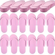 JenPen Disposable Pedicure Slippers Foam Spa Pedi Flip Flops Bulk Foldable Sandals Shoes for Guest Women Men Salon Spa Hotel Shower Foot Nail Party Supplies
